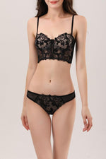 Load image into Gallery viewer, Sabrina Lace Bustier & Bottom Set