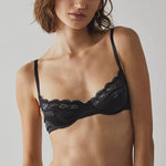 Load image into Gallery viewer, Chloe Satin &amp; Lace Underwired Bra
